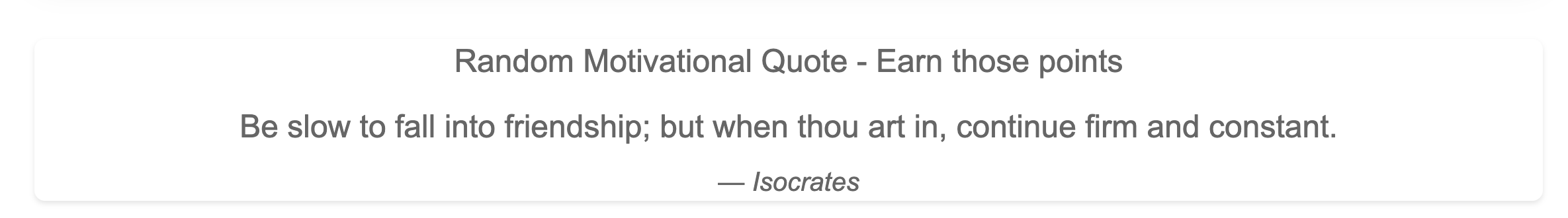 REST API Random Quote